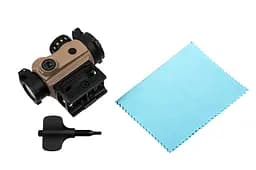 Приціл коліматорний SIG Optics ROMEO-MSR COMPACT RED DOT SIGHT, 1X20MM, 2 MOA RED DOT FDE - мініатюра 6