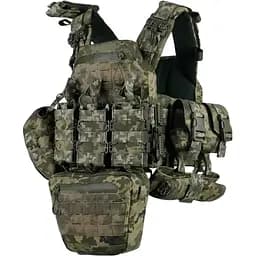 Плитоноска Kiborg GU gen.2 + 8 подсумков Pixel (1000-k45008)