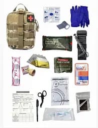 Аптечка укомплектованная №9 в подсумке с быстрым сбросом