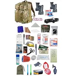 Укомплектованный медицинский тактический рюкзак №3 Rescue Ready 45 л камуфляж