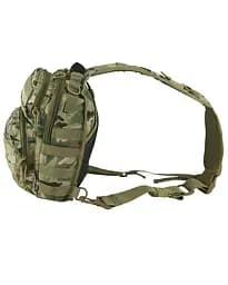 Рюкзак тактичний однолямковий Kombat UK Mini Molle Recon Shoulder Bag 10л Мультикам (1000-kb-mmrsb-btp) - мініатюра 2