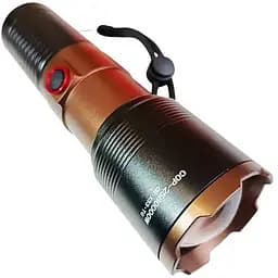 Тактический фонарь CB-X53-TG COP-2580000W мощный LED USB зарядка зум Черный