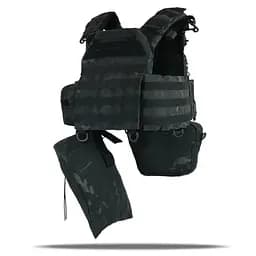 Плитоноска Kiborg GU gen.2 + 6 підсумків Black Multicam (1000-k77002) - мініатюра 7