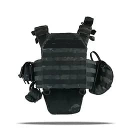 Плитоноска Kiborg GU gen.2 + 8 підсумків Black Multicam (1000-k77001) - мініатюра 5