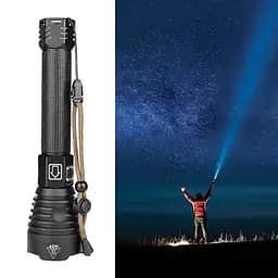 Тактичний ліхтар Heckermann XHP90 Zoom 5000mAH потужний - мініатюра 10