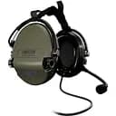 Активні навушники Sordin Supreme MIL CC з заднім тримачем зелені