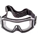 Очки тактические Bolle X1000 черные с двойными прозрачными линзами