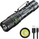 Тактический фонарь YEMAO YM-A7 5 режимов зум аккумулятор 21700 2200 LM Черный Серебристый