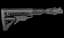 Приклад Fab Defense M4 с амортизатором для AK 47 полимер черный - миниатюра 5