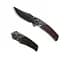 Ніж cкладний Weknife Skynix WE24087-4 Black & Red Carbon - мініатюра 1