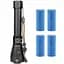 Тактический фонарь Heckermann XHP90 Zoom 5000mAH мощный - миниатюра 3